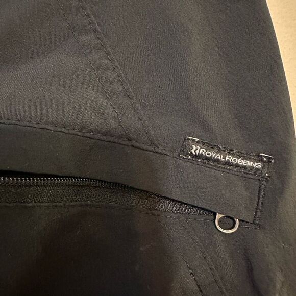 Royal Robbins black nylon hiking pants size 10 - Picture 6 of 8